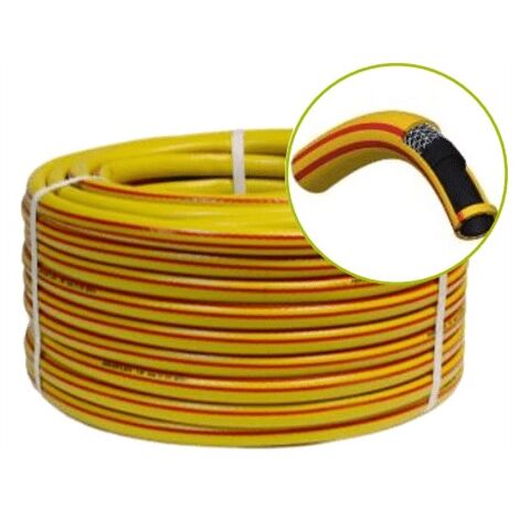 Manguera de jardin Aquaflex economica en rollos de 25 metros diametro 15 mm