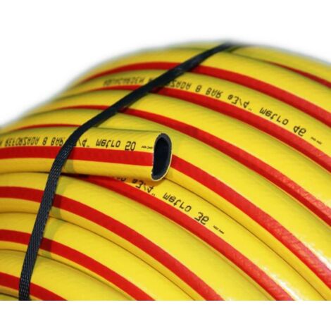 Manguera de jardin Aquaflex economica en rollos de 25 metros diametro 15 mm