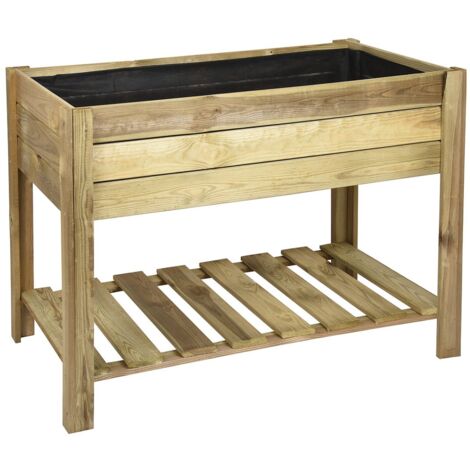 Huerto Urbano de madera - Rectangular