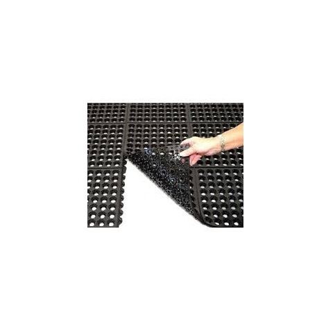 suelo Alveolar de goma 91,5 Cm X 91,5 Cm ( Espesor 12 Mm) CALIDAD SUPERIOR