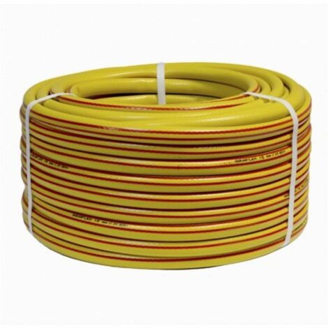 Manguera de jardin Aquaflex economica en rollos de 50 metros diametro 25 mm