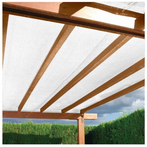 MALLA DE OCULTACION  BLANCA 110 GRAMOS   ROLLO DE 1,5X10 METROS   MALLA PARA VALLADOS     MALLA DE SOMBREO