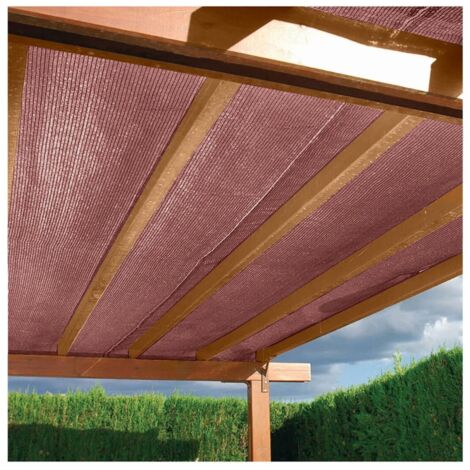 MALLA DE OCULTACION MARRON 110 GRAMOS ROLLO DE 1,5X50 METROS MALLA PARA VALLADOS MALLA DE SOMBREO