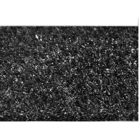 IBEROGARDEN  CESPED ARTIFICIAL NEGRO ROLLO 2X20 METROS   ALTURA 25mm   DECORACION PARQUES Y JARDINES   DISTINTOS COLORES Y MEDIDAS