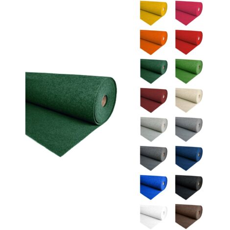 IBEROGARDEN Moqueta Ferial Verde 300 gr Ideal para stands, ferias y exposiciones 1x60 metros