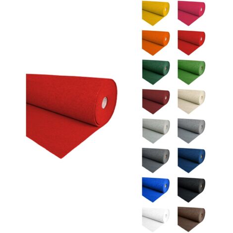 IBEROGARDEN Moqueta Ferial Rojo 300 gr Ideal para stands, ferias y exposiciones 1x30 metros (1/5)