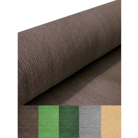 MALLA DE OCULTACION PREMIUM MARRON 120 GRAMOS ROLLO DE 3X50 METROS MALLA PARA VALLADOS MALLA DE SOMBREO