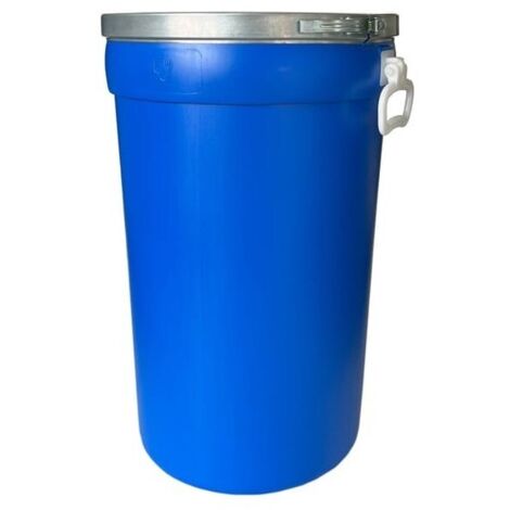 IBEROGARDEN   Bidón de Boca Ancha con Asas Azul  Resistente, Práctico y de Alta Capacidad  50 LITROS