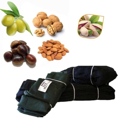 Mantos de aceituna negro extra . Medida: 8 x 14 m  para olivos y arboles frutales