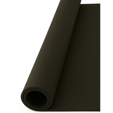 IBEROGARDEN PAVIMENTO DEPORTIVO NEGRO PARA GIMNASIOS 8 mm DE GROSOR CALIDAD PREMIUM METRO LINEAL (1/5)