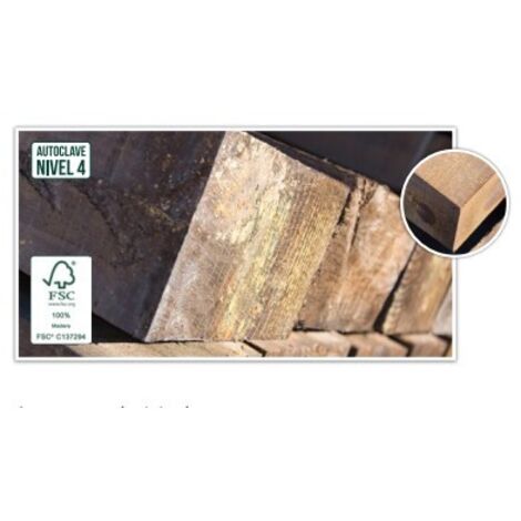 TRAVIESAS DE MADERA LOTE 5 UNIDADES ( MEDIDA: 20X10X200 CM )