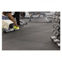 LOSETA DE CAUCHO PARA GIMNASIO 100 X 100 X 4 CM