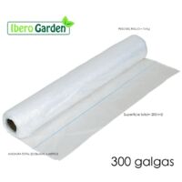 Plástico Natural 300 Galgas Y 4 Metros De Ancho (200 M2) para todo tipo de usos
