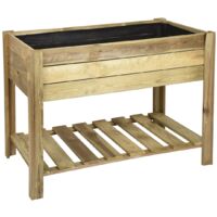 Huerto Urbano de madera - Rectangular