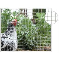 MALLA METALICA CUADRADA GALVANIZADA, ROLLO 1x25 METROS ( cuadrado 6 mm )