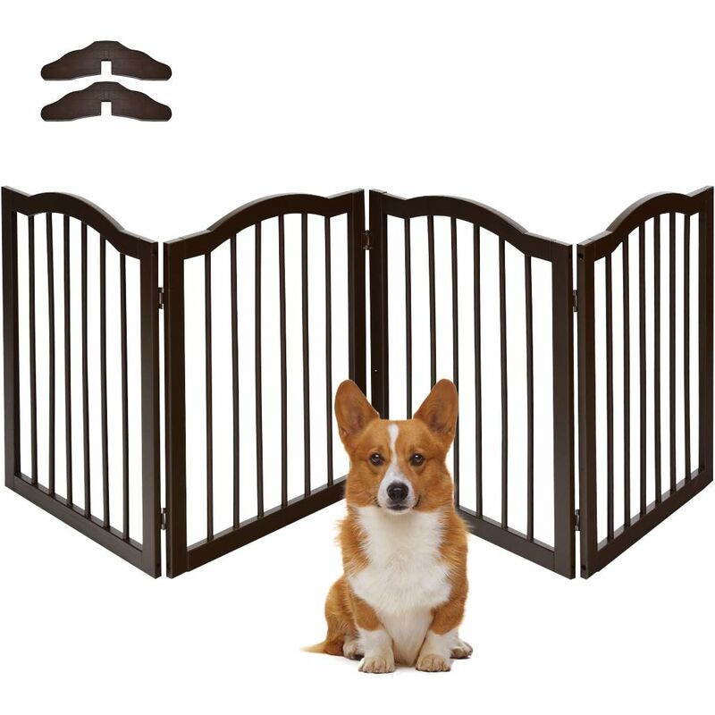 Relaxdays Barrière protection, Grillage pour chiens réglable, Enfants,  cheminée et four, MDF, 70x154cm,blanc