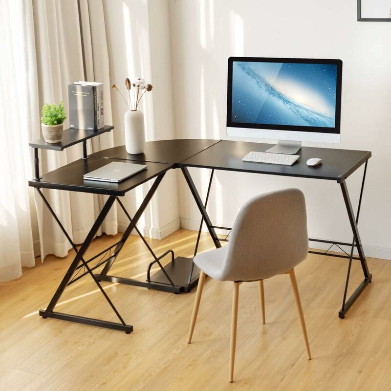 Personnalisé de style simple ordinateur de bureau de l'ordinateur portable  en bois MDF Table Table d'étude - Chine Ordinateur de bureau, coin bureau  informatique avec étagère