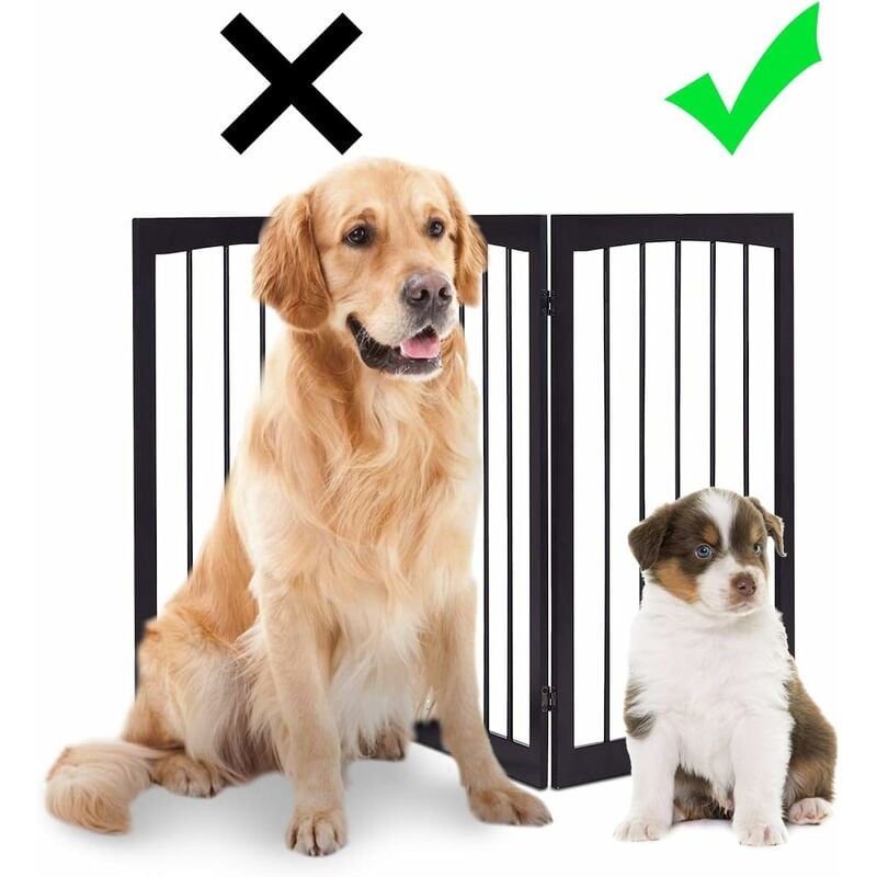 Costway barrière de protection pour chien pliable, grille de