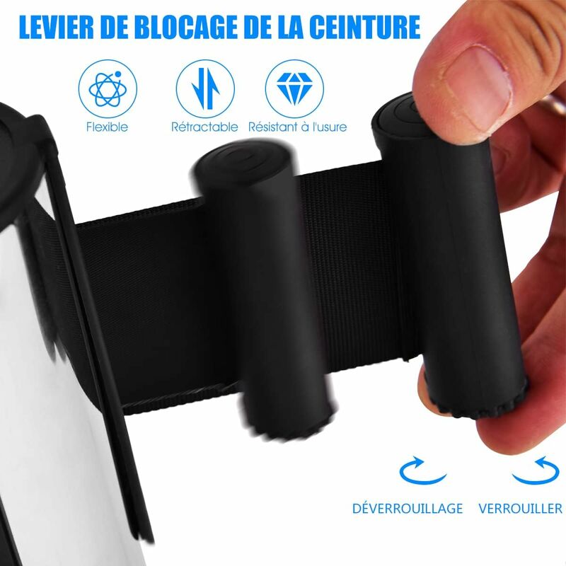 Bâtons De Marche De Randonnée Embouts En Caoutchouc, 5 Pièces