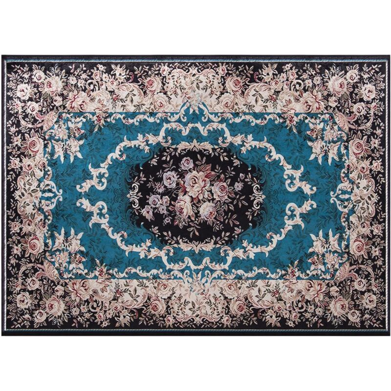 Tapis Couloir Tapis en Bambou pour Salon, Tapis Traditionnel