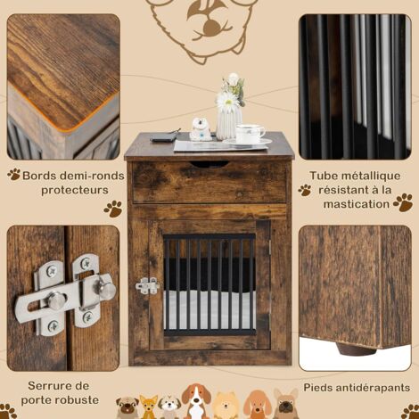 Niche Pour Chien Extérieur Intérieur Niche Pour Chien Plastique 79.5x70