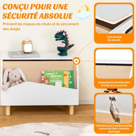 COSTWAY Coffre De Rangement En Rotin 320L, Boîte De Rangement Intérieur