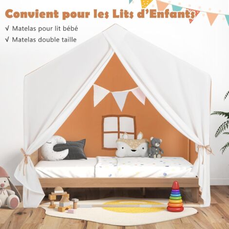 HOMASIS Tente Pour Enfants 6 En 1 Indoor, Tente De Jeu Avec Table & Chaise Pour Enfants, Maison De Jeu Pour Enfants Avec Tapis & Tableau & Bou00eete De Rangement & Bou00eete