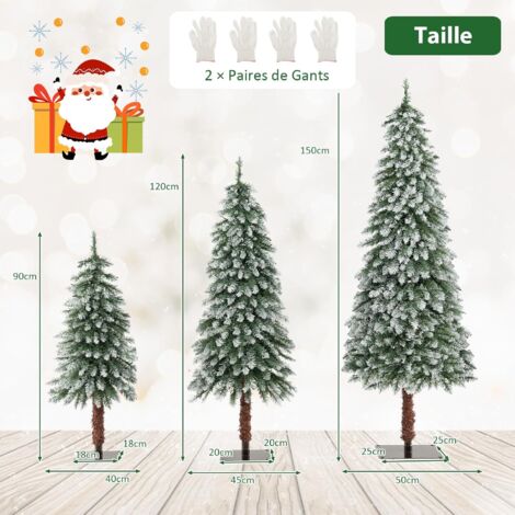 Lot De Sapins Enneigés Pour Décoration De Noël - Occasion - Voir Photos