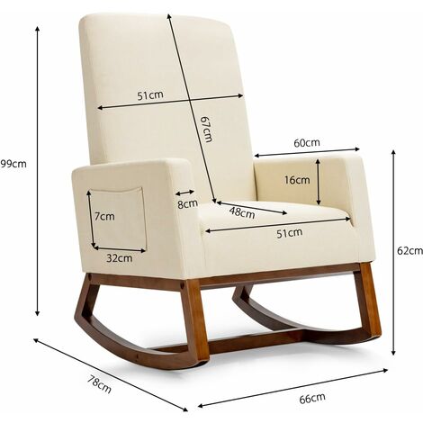 Chaise à bascule | fauteuil à bascule | chaise berçante en bambou