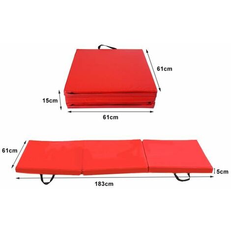 Gymrex Matelas De Gym Gymnastique Épais Tapis Entraînement GR-FM 18