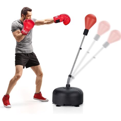 Zoluko Sac de frappe pour enfants - Gants de boxe et gonfleur inclus - Hauteur