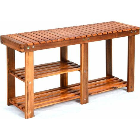 Banc à Chaussures Avec Rangement – 9 Compartiments + Coussin Amovible – Meuble D’entrée Blanc Design - 13