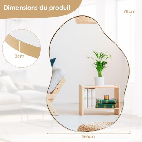 Grand Miroir Mural Decoration Salon: Miroir Murale Déco Cadre En Verre - Miroirs Muraux Design Grand Miroir Mural Decoration Salon: Miroir Murale Déco Cadre En Verre - Miroirs Muraux Design