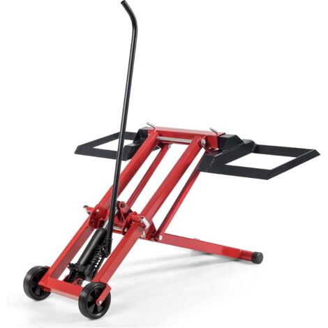 Costway – Cric lève tondeuse à gazon 227 kg – Hauteur réglable jusqu'à 60 cm – Largeur de chenille ajustable 47-120 cm – Conception pliable et sécurisée (1/5)