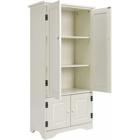 COSTWAY Armoire meuble armoire de rangement étagères réglables Neuf