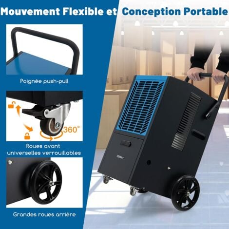 SWANEW Déshumidificateur D'Air Professionnel De Chantier Portable Lectrique 300 Mljour 66122757