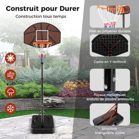A11N Sports Panier de basket-ball d'intérieur 5 modes de jeu avec