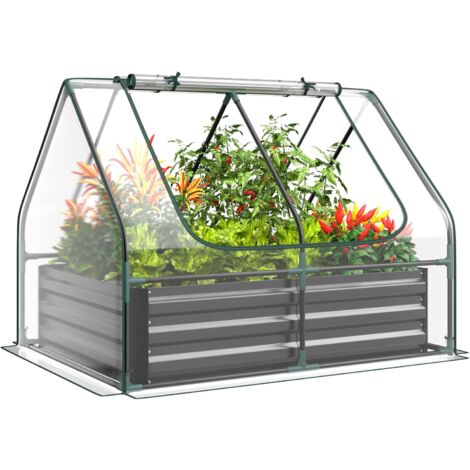 Serre De Jardin Extérieure Avec Couverture En PE, Serre D'Extérieur