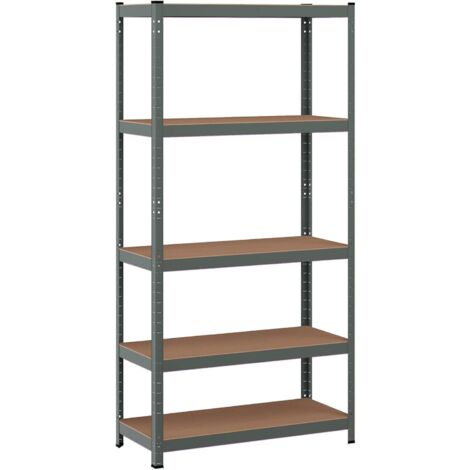 Costway – Étagère de rangement 5 niveaux 46 x 91 x 183 cm – Capacité 1325 kg – Structure en fer robuste – Pour garage, cave, atelier, cuisine (1/5)