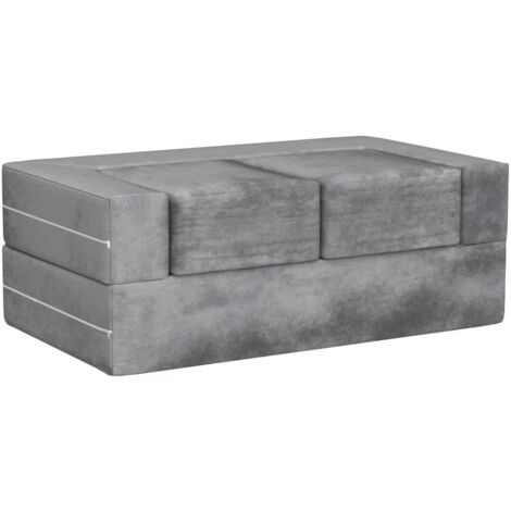 Costway – Canapé enfant convertible 2 places en mousse – Housses amovibles et lavables – Dimensions 100x52x42cm – Idéal pour salle de jeux