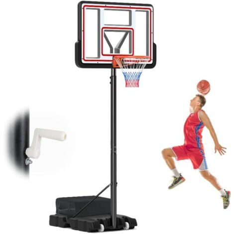 ProSport Panier de Basket exterieur - Panier de basket sur pied 3m05