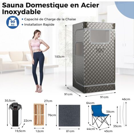 Gabriel Delanne Générateur De Vapeur 3KW Pour Hammam, Bain Vapeur Maison – Détartrage Automatique, Neuf Générateur Hammam Sauna