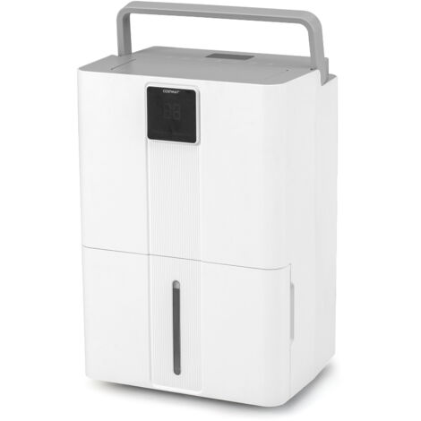 Déshumidificateur Pour Séchage Vêtements Déshumidificateur 12L/24H - Minuterie - Filtre - Silencieux 39 DB - Pour Chambre, Buanderie, Salle De Bain