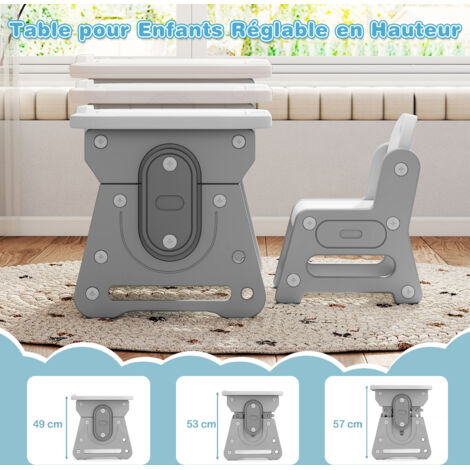 Chaise Haute Bébé Convertible, Chaise Portable pour Tout-Petits avec