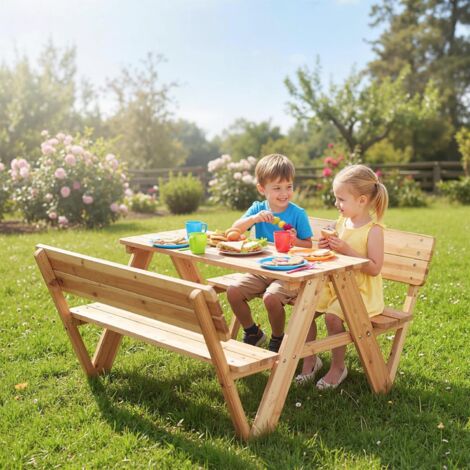 Mobilier Extérieur Kid Table Pique-Nique Enfants COSTWAY Avec Parasol - 107cm Colorée Jardin Table Jardin Enfants Mobilier Extérieur Kid Table Pique-Nique Enfants COSTWAY Avec Parasol - 107cm Colorée Jardin Table Jardin Enfants