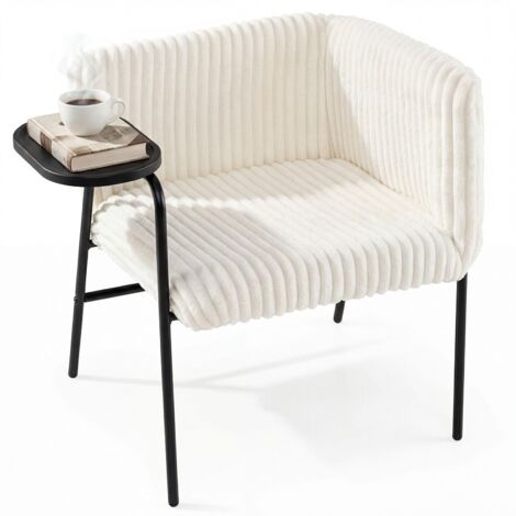 fauteuil d'appoint fauteuil salon moderne canapé bureau chambre rembourré assise chaise confortable lecture détente lounge mobilier décoratif occasi (1/2)