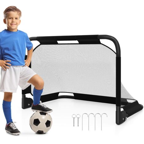 but cage foot enfant football exterieur mini pliable cible ensemble goal interieur handball tasse entrainement pop-up net air balle ballon flottant
