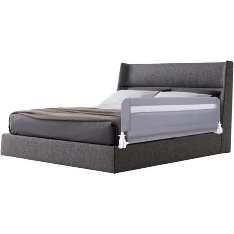 Barrière de lit pour enfants, garde-corps de lit pliable, barrière de lit en maille pour tout-petit, barrières de sécurité en maille, barrière latér