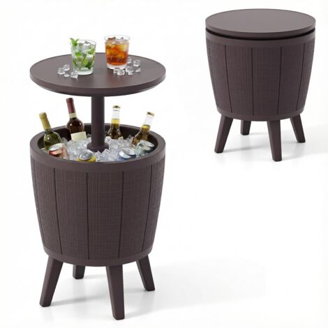 table glacière extérieure table bar table de jardin table camping bar exterieur table bar rotin frigo exterieur jardin cool bar mobilier de bar pati