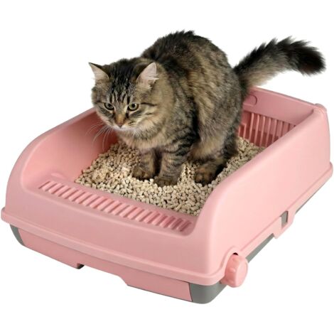 bac a litiere pour chat,maison de toilette chat,litiere pour chat bac,bac litiere chat,bac a litiere,litiere chat semi-fermé,bac à litière chat,bac (1/5)